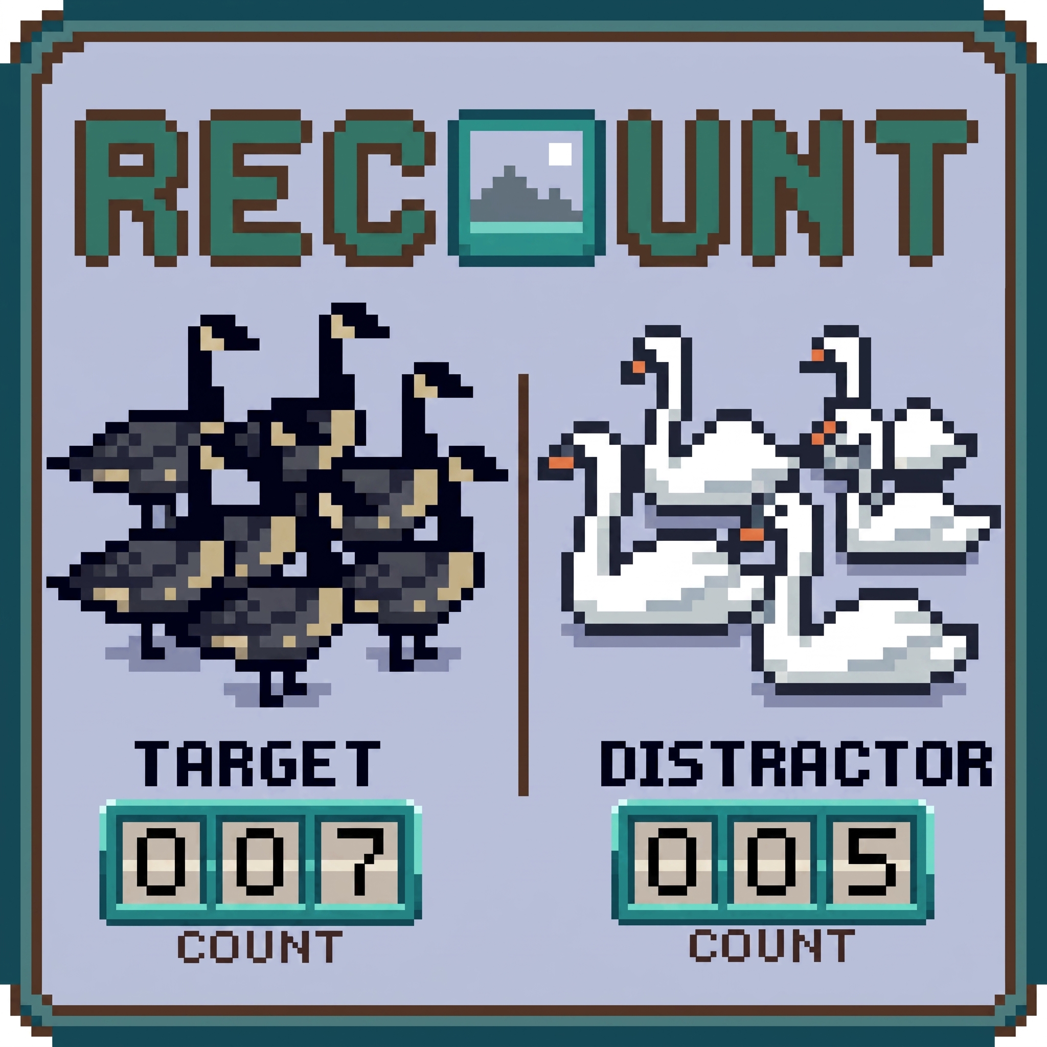 RECOUNT: Reference-guided Counting with Synthetic Visual Exemplars